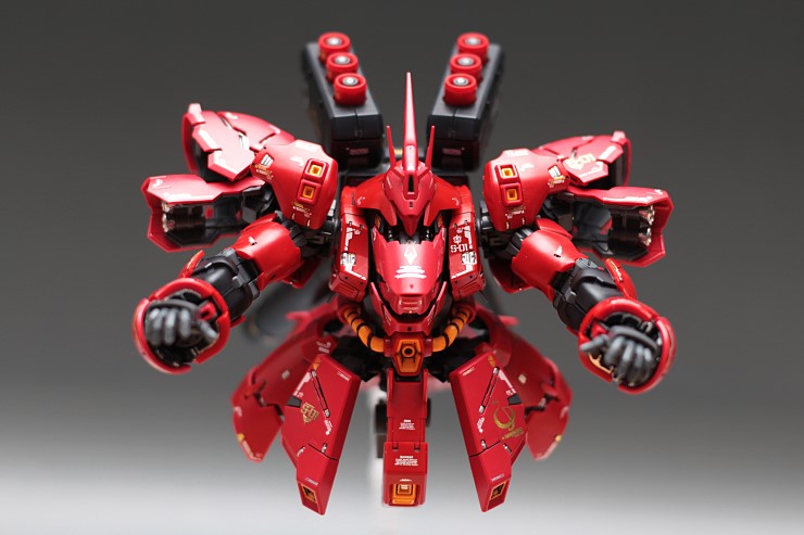 RG SAZABI White & Gold part HOLO WATER DECAL