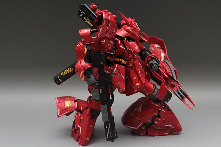 RG SAZABI White & Gold part HOLO WATER DECAL