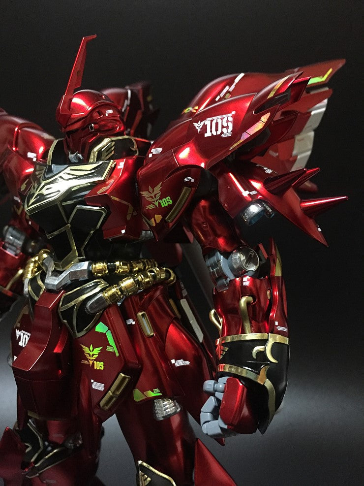 MG Sinanju (RG Style) Water Decals [White or Holo Gold]