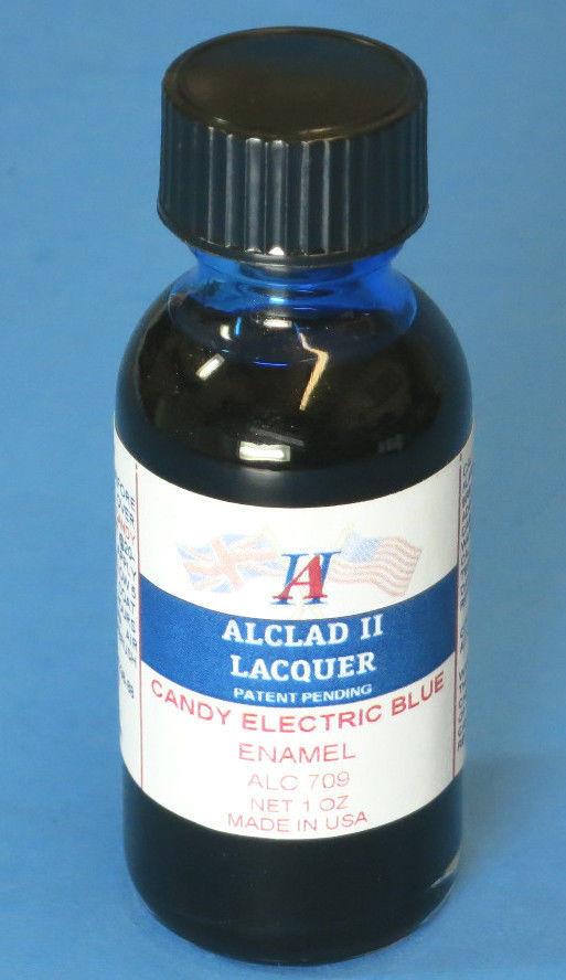 ALC-709 1oz. Bottle Candy Electric Blue Enamel