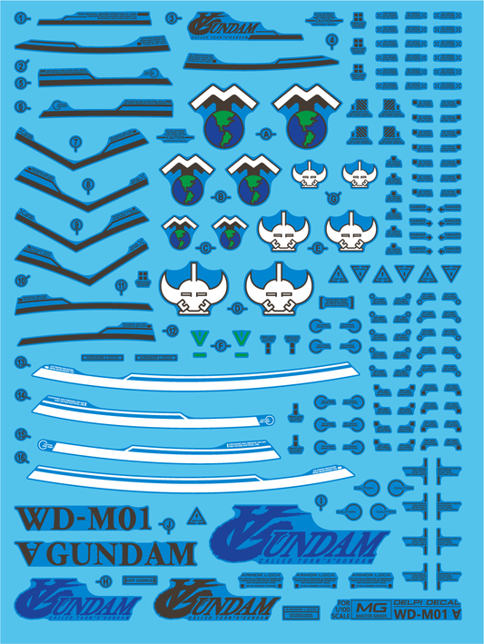 MG Turn A (Normal/HOLO) WATER DECALS