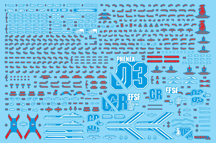 MG PHENEX ORIGINAL WATER DECAL