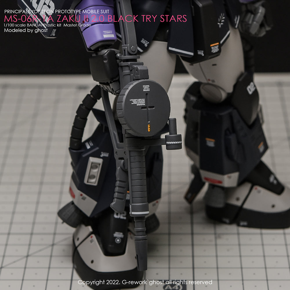 G-REWORK - [MG] BLACK TRY STARS ZAKU 2.0 Water Decal