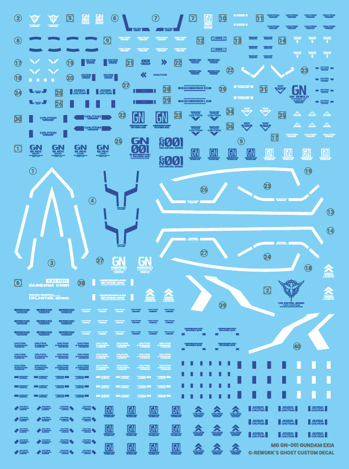 G-REWORK - [MG] GN-001 EXIA Water Decal