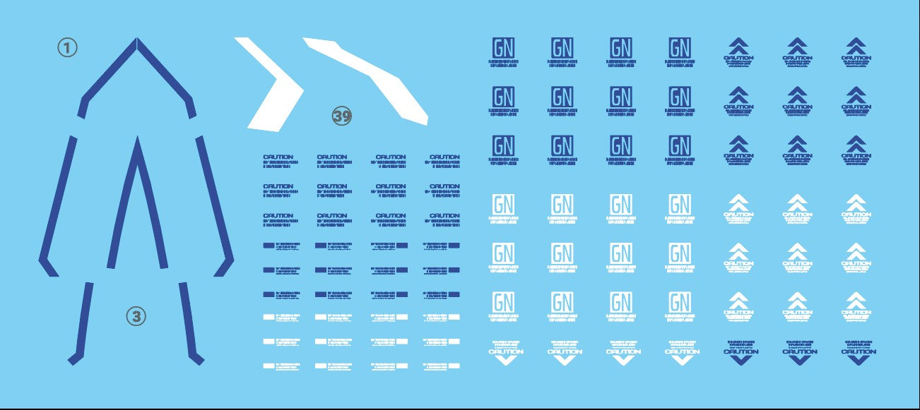 G-REWORK - [MG] GN-001 EXIA Water Decal