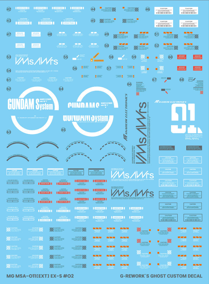 G-REWORK - [MG] EX-S 1.5 Water Decal