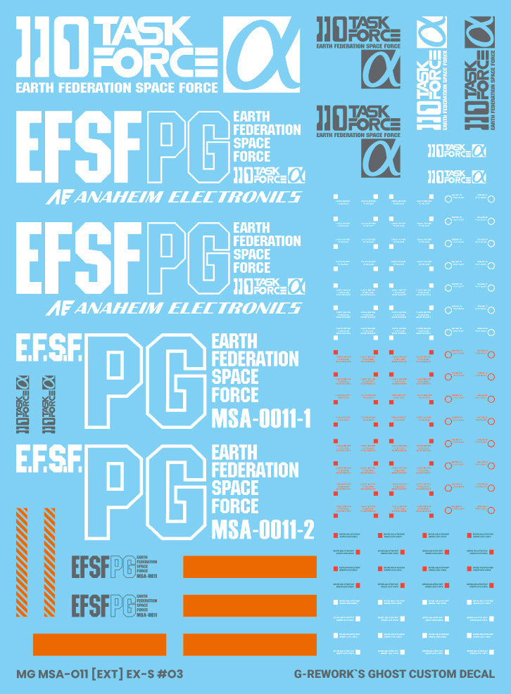 G-REWORK - [MG] EX-S 1.5 Water Decal