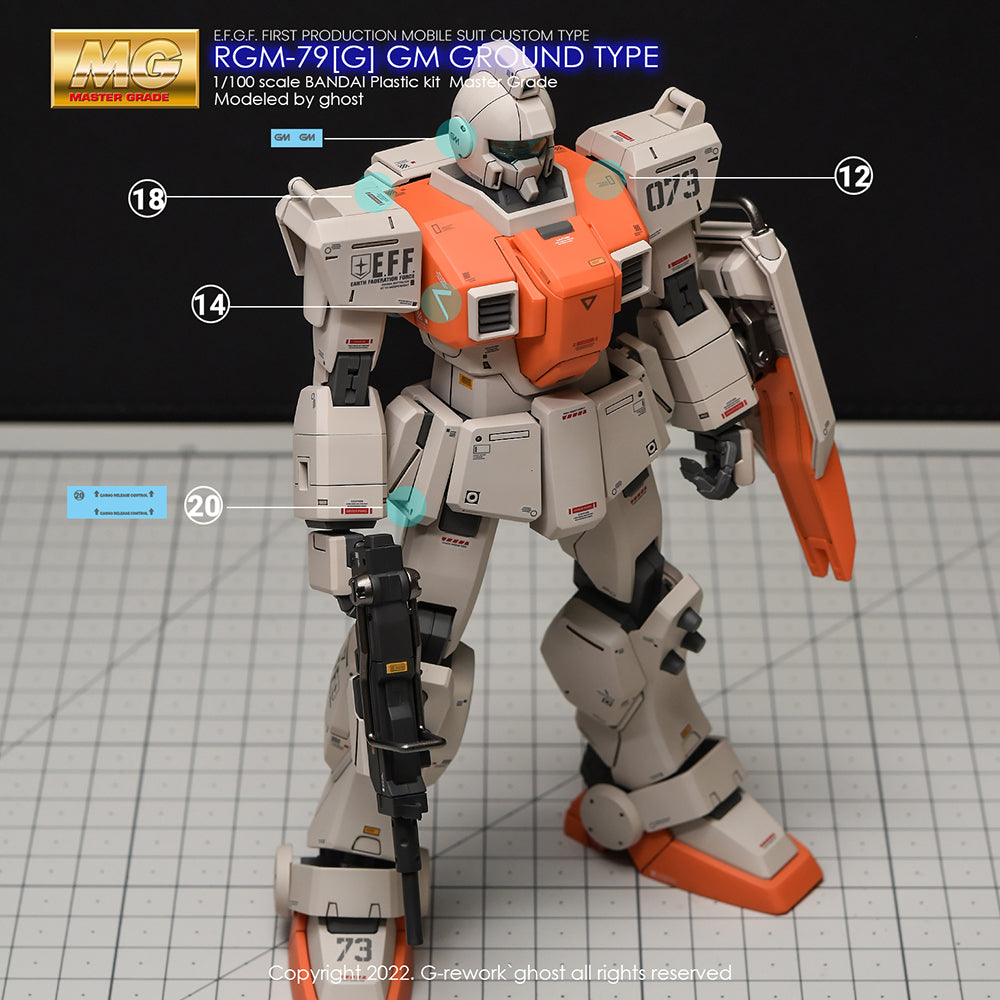 G-REWORK - [MG] RGM-79[G] GM GROUND TYPE Water Decal