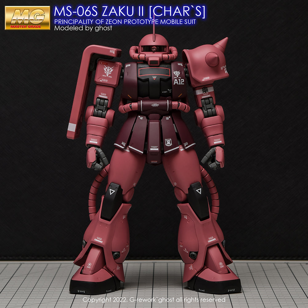 G-REWORK - [MG] ZAKU II 2.0 CHAR ( Renewal ) Water Decal