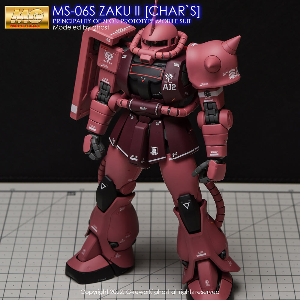 G-REWORK - [MG] ZAKU II 2.0 CHAR ( Renewal ) Water Decal