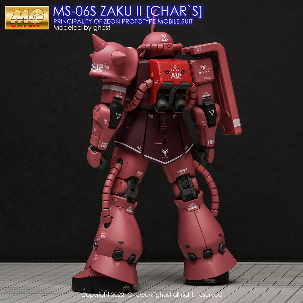 G-REWORK - [MG] ZAKU II 2.0 CHAR ( Renewal ) Water Decal