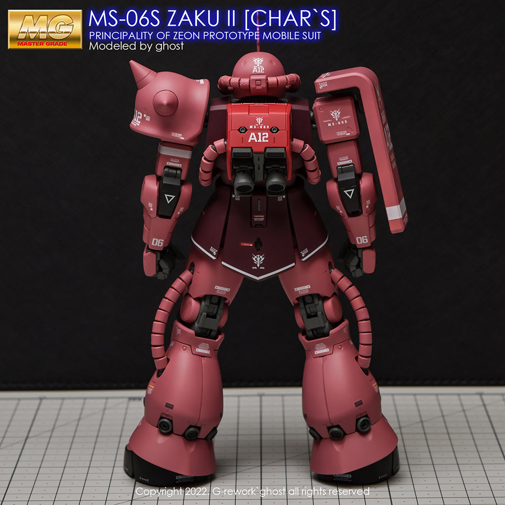 G-REWORK - [MG] ZAKU II 2.0 CHAR ( Renewal ) Water Decal