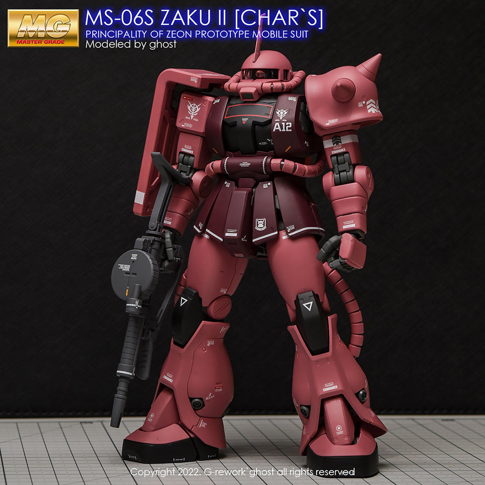 G-REWORK - [MG] ZAKU II 2.0 CHAR ( Renewal ) Water Decal