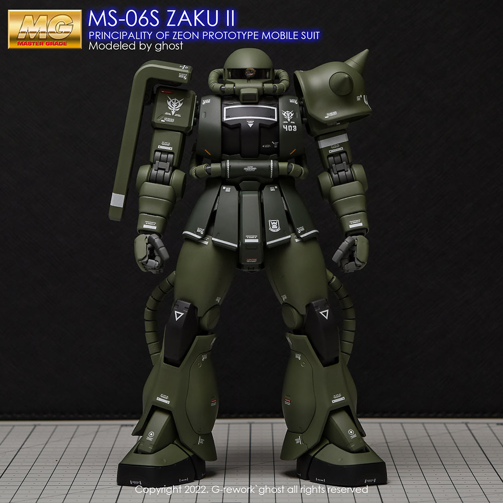 G-REWORK - [MG] ZAKU2 2.0 ( Renewal ) Water Decal