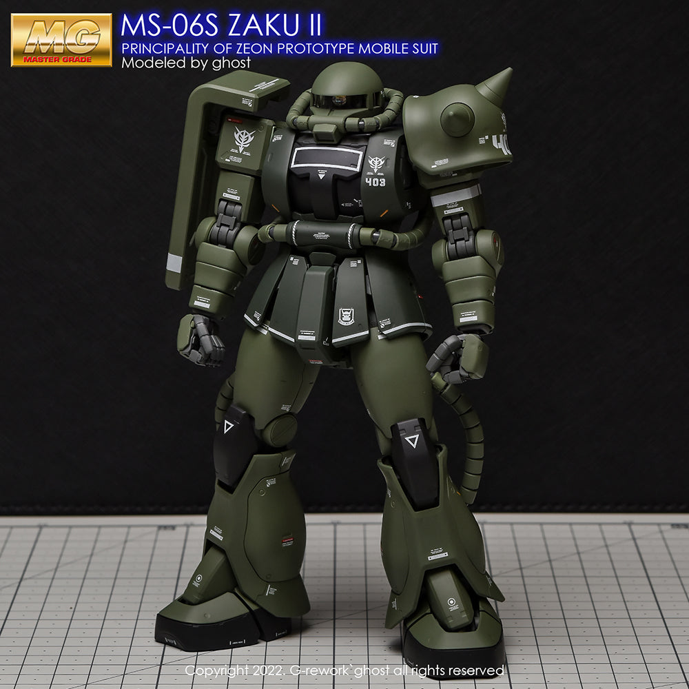G-REWORK - [MG] ZAKU2 2.0 ( Renewal ) Water Decal
