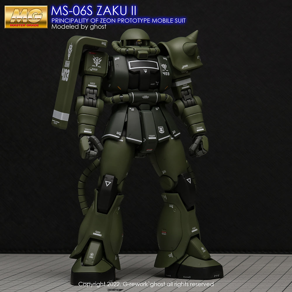 G-REWORK - [MG] ZAKU2 2.0 ( Renewal ) Water Decal