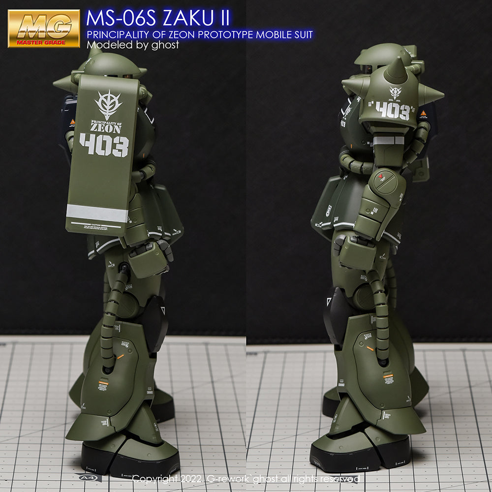 G-REWORK - [MG] ZAKU2 2.0 ( Renewal ) Water Decal