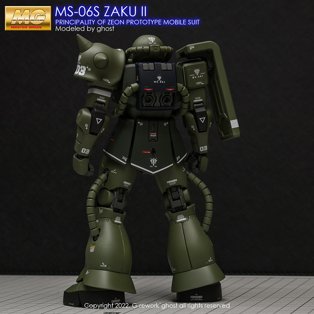 G-REWORK - [MG] ZAKU2 2.0 ( Renewal ) Water Decal