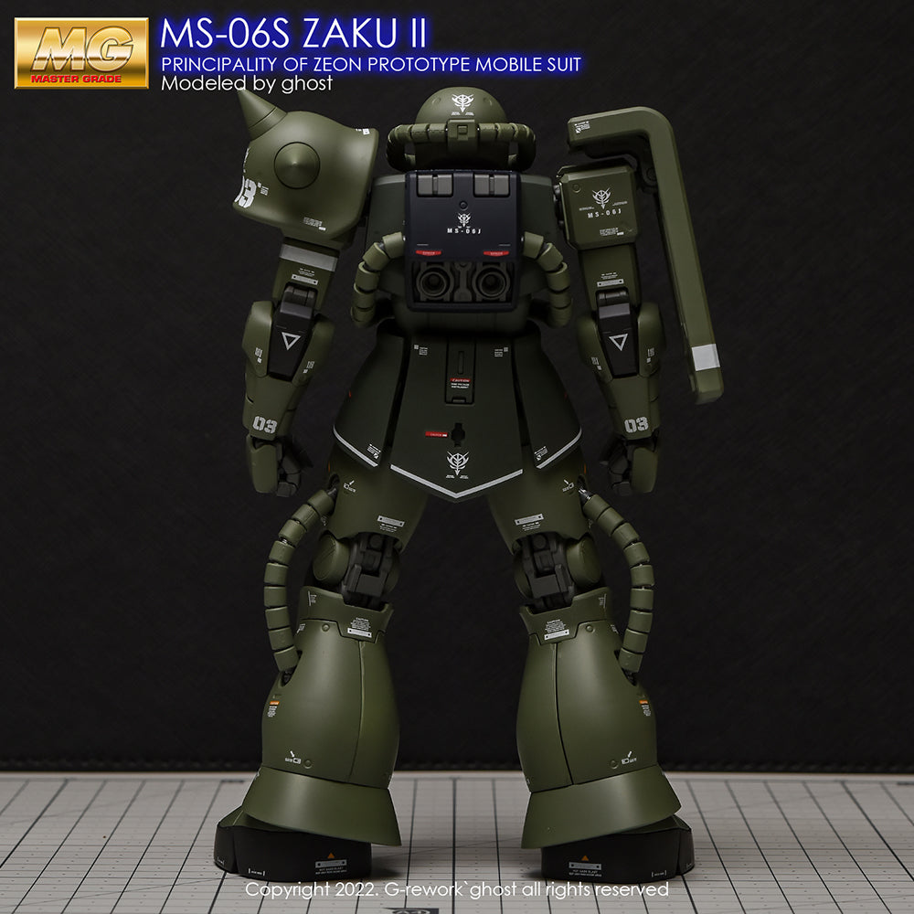 G-REWORK - [MG] ZAKU2 2.0 ( Renewal ) Water Decal