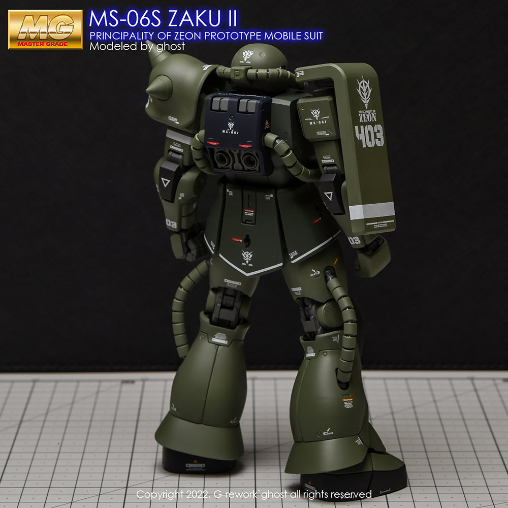 G-REWORK - [MG] ZAKU2 2.0 ( Renewal ) Water Decal