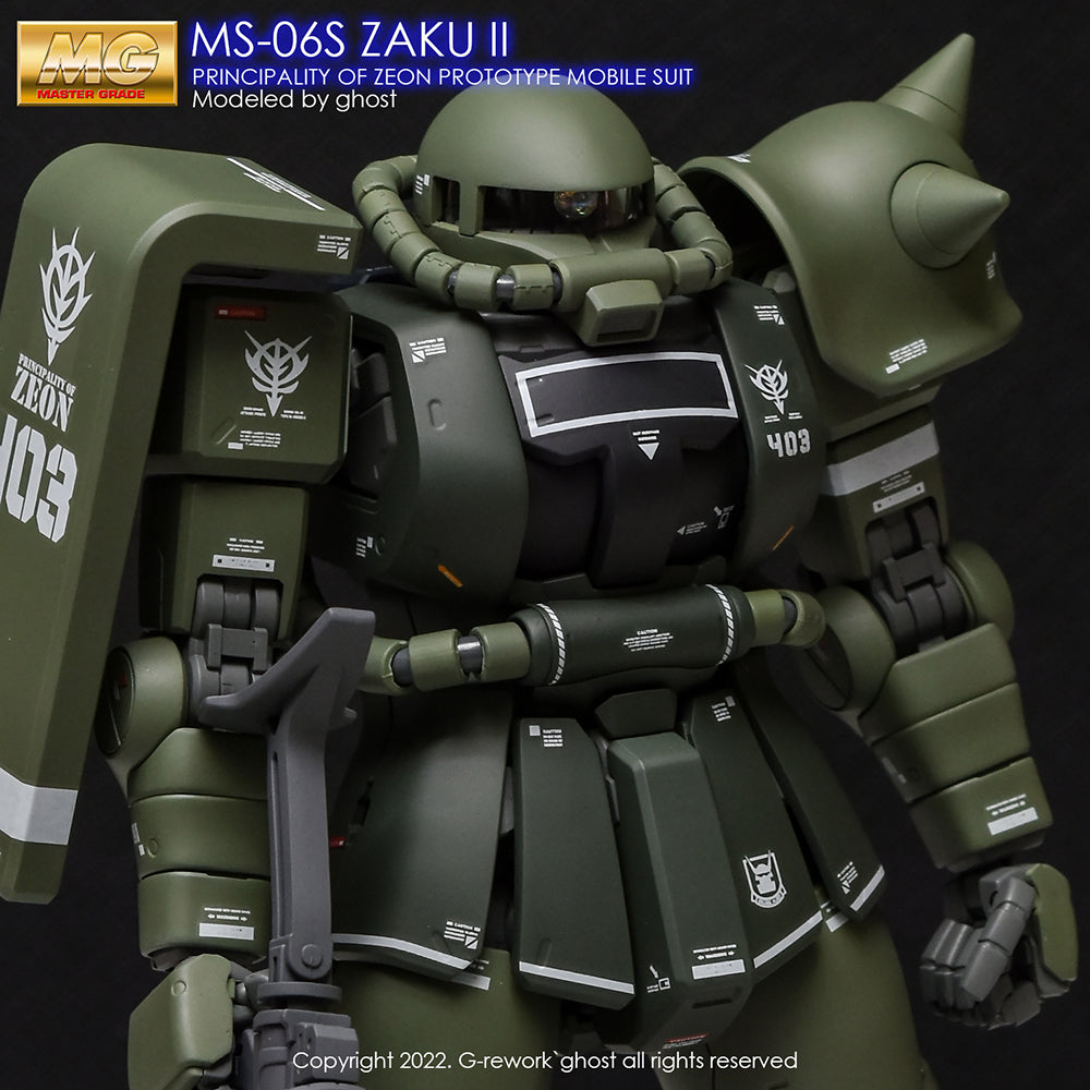 G-REWORK - [MG] ZAKU2 2.0 ( Renewal ) Water Decal
