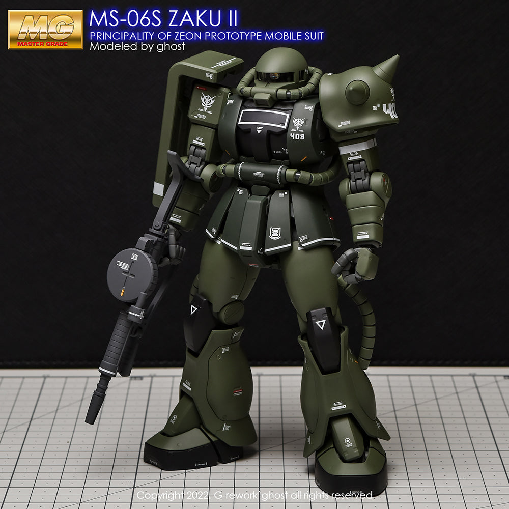 G-REWORK - [MG] ZAKU2 2.0 ( Renewal ) Water Decal