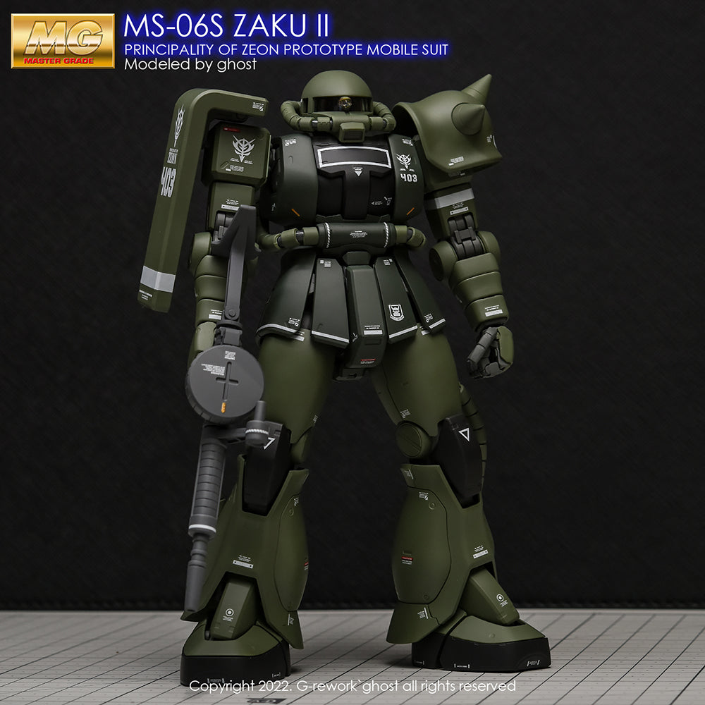 G-REWORK - [MG] ZAKU2 2.0 ( Renewal ) Water Decal
