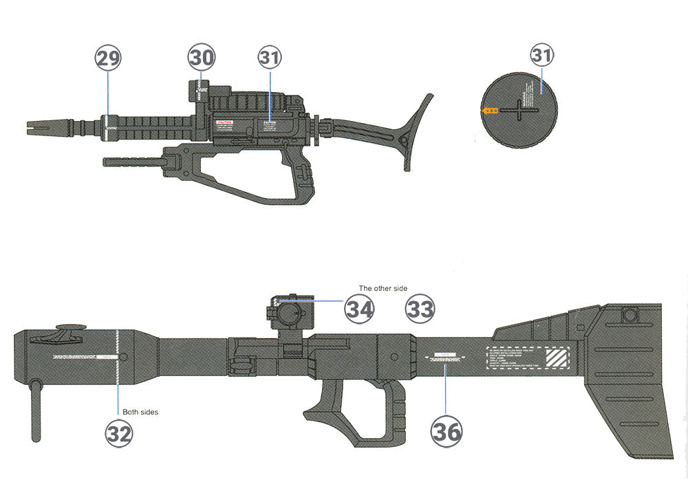 G-REWORK - [MG] JOHNNY RIDDEN`S ZAKU Ver 2.0 Water Decal