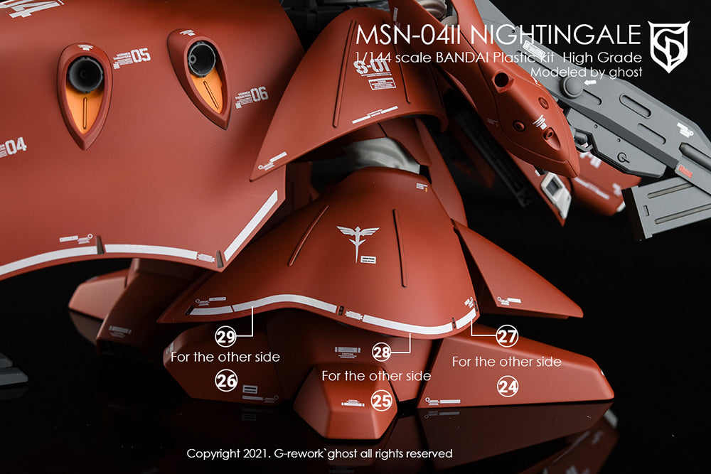G-REWORK - [HG] NIGHTINGALE Water Decal