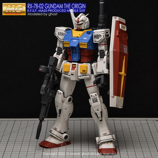 G-REWORK - [MG] THE ORIGIN GUNDAM ( Renewal ) Water Decal