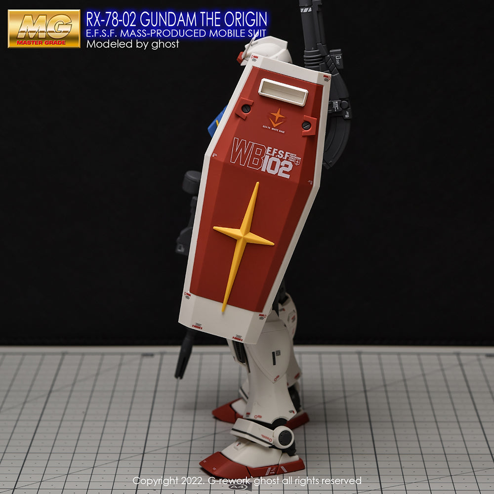 G-REWORK - [MG] THE ORIGIN GUNDAM ( Renewal ) Water Decal
