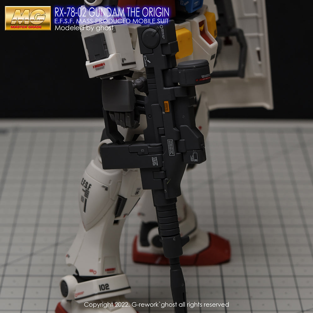 G-REWORK - [MG] THE ORIGIN GUNDAM ( Renewal ) Water Decal