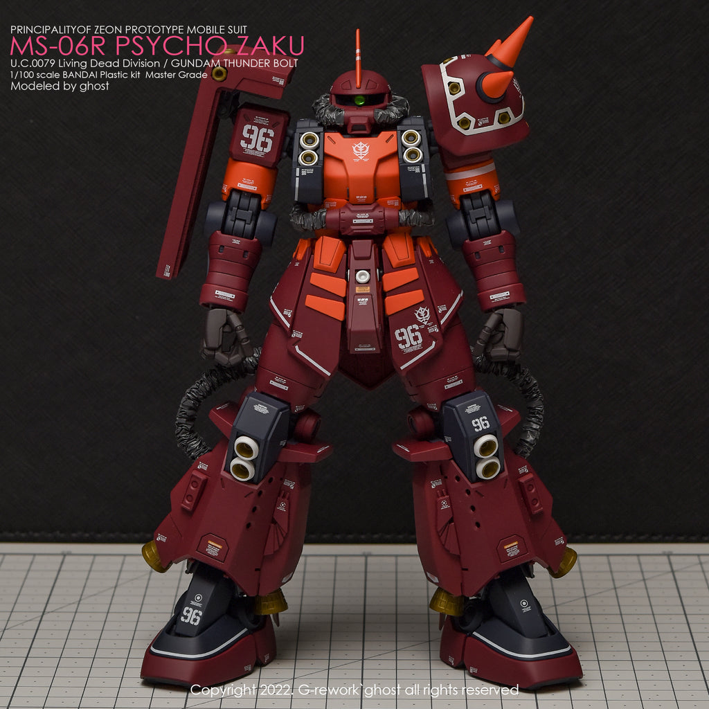 G-REWORK - [MG] PSYCHO ZAKU [THUNDER BOLT Ver.] Water Decal