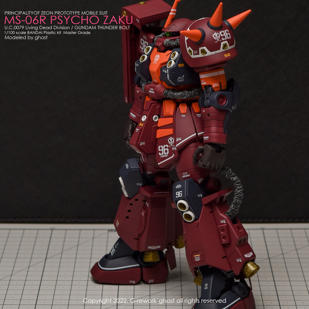 G-REWORK - [MG] PSYCHO ZAKU [THUNDER BOLT Ver.] Water Decal