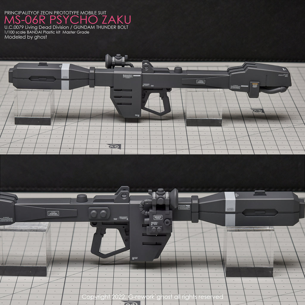 G-REWORK - [MG] PSYCHO ZAKU [THUNDER BOLT Ver.] Water Decal
