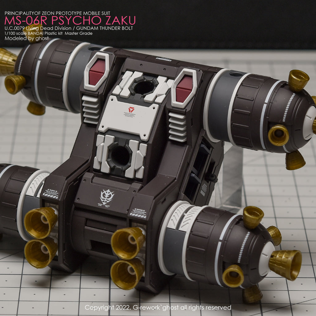 G-REWORK - [MG] PSYCHO ZAKU [THUNDER BOLT Ver.] Water Decal