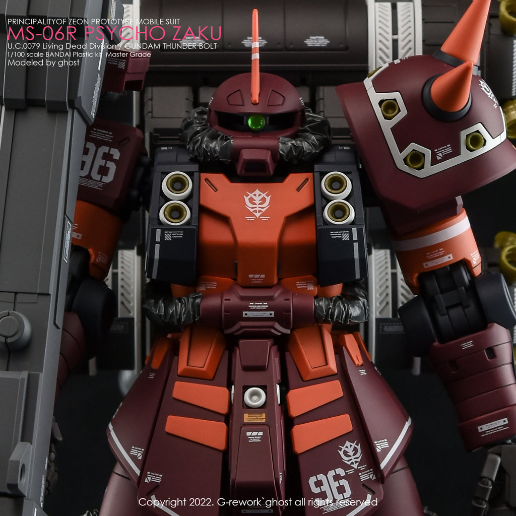 G-REWORK - [MG] PSYCHO ZAKU [THUNDER BOLT Ver.] Water Decal