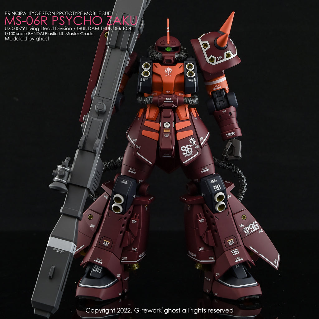 G-REWORK - [MG] PSYCHO ZAKU [THUNDER BOLT Ver.] Water Decal