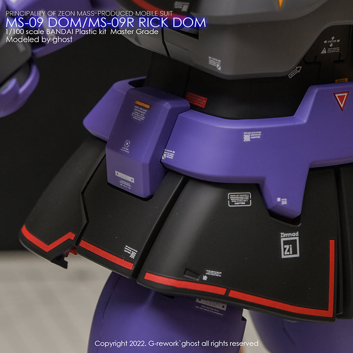 G-REWORK - [MG] DOM 1.5/ RICK DOM 1.5 (Select) Water Decal