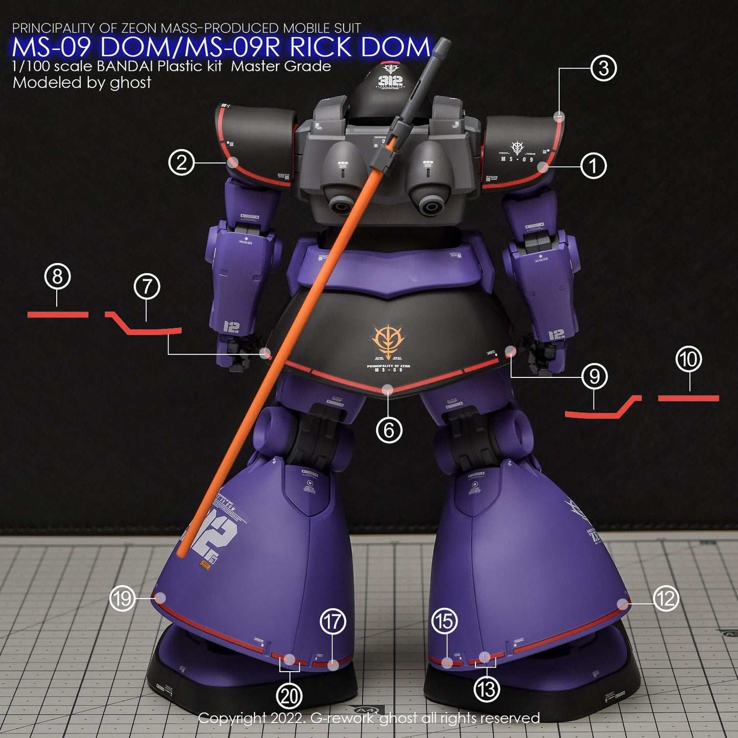 G-REWORK - [MG] DOM 1.5/ RICK DOM 1.5 (Select) Water Decal