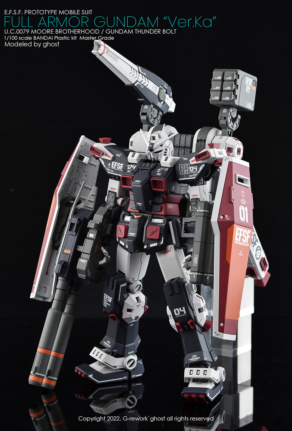 G-REWORK - [MG] FULL ARMOR GUNDAM Ver.Ka [GUNDAM THUNDERBOLT] Water Decal