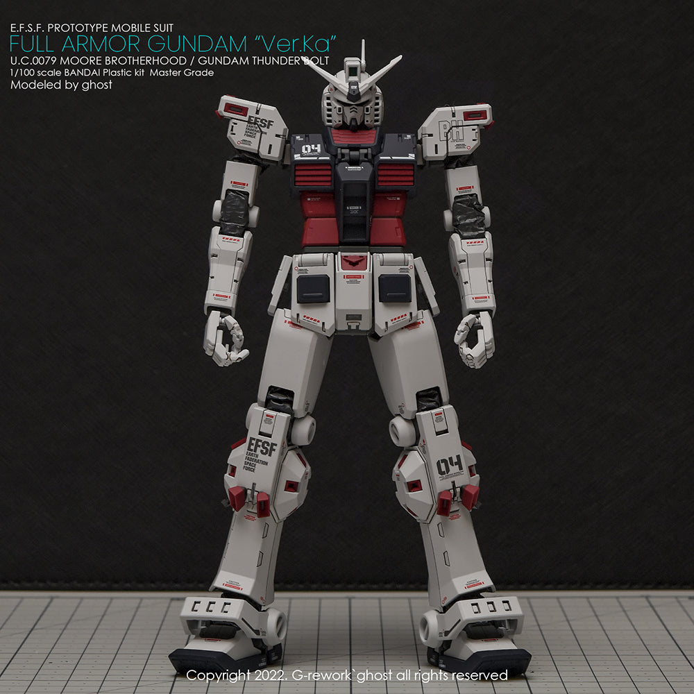 G-REWORK - [MG] FULL ARMOR GUNDAM Ver.Ka [GUNDAM THUNDERBOLT] Water Decal