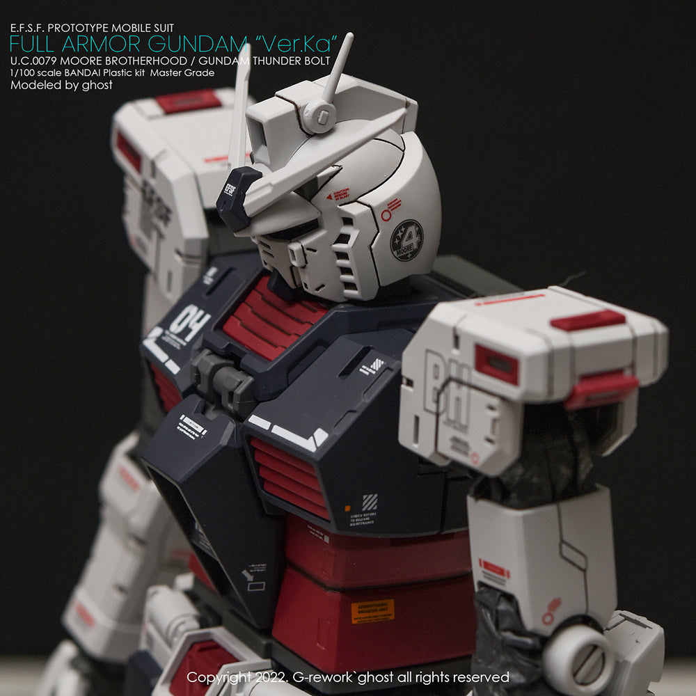 G-REWORK - [MG] FULL ARMOR GUNDAM Ver.Ka [GUNDAM THUNDERBOLT] Water Decal