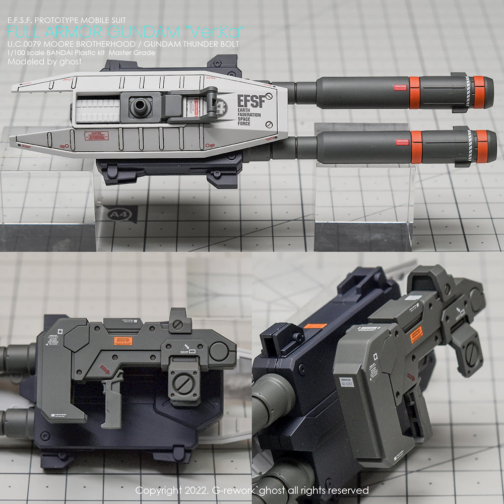 G-REWORK - [MG] FULL ARMOR GUNDAM Ver.Ka [GUNDAM THUNDERBOLT] Water Decal