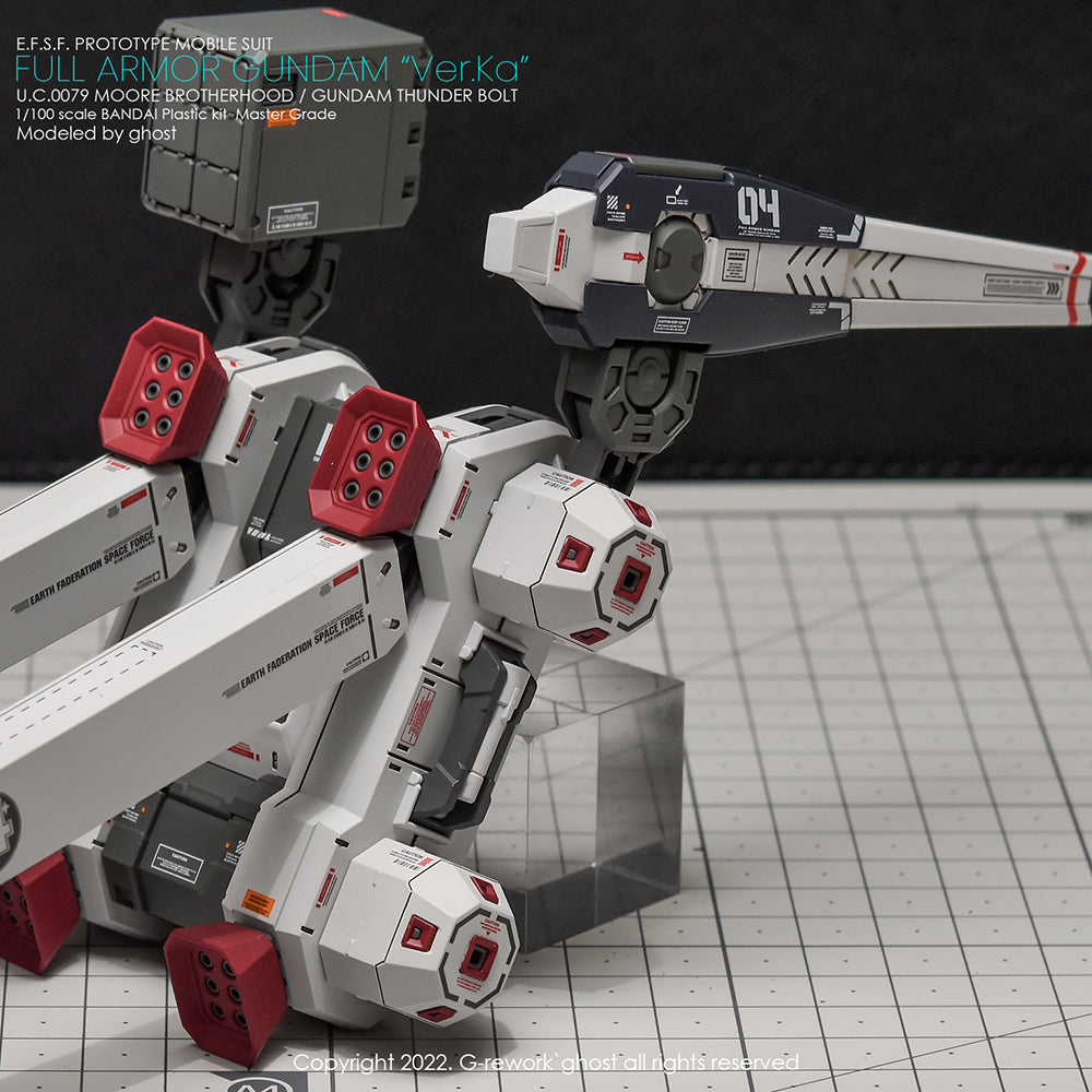 G-REWORK - [MG] FULL ARMOR GUNDAM Ver.Ka [GUNDAM THUNDERBOLT] Water Decal