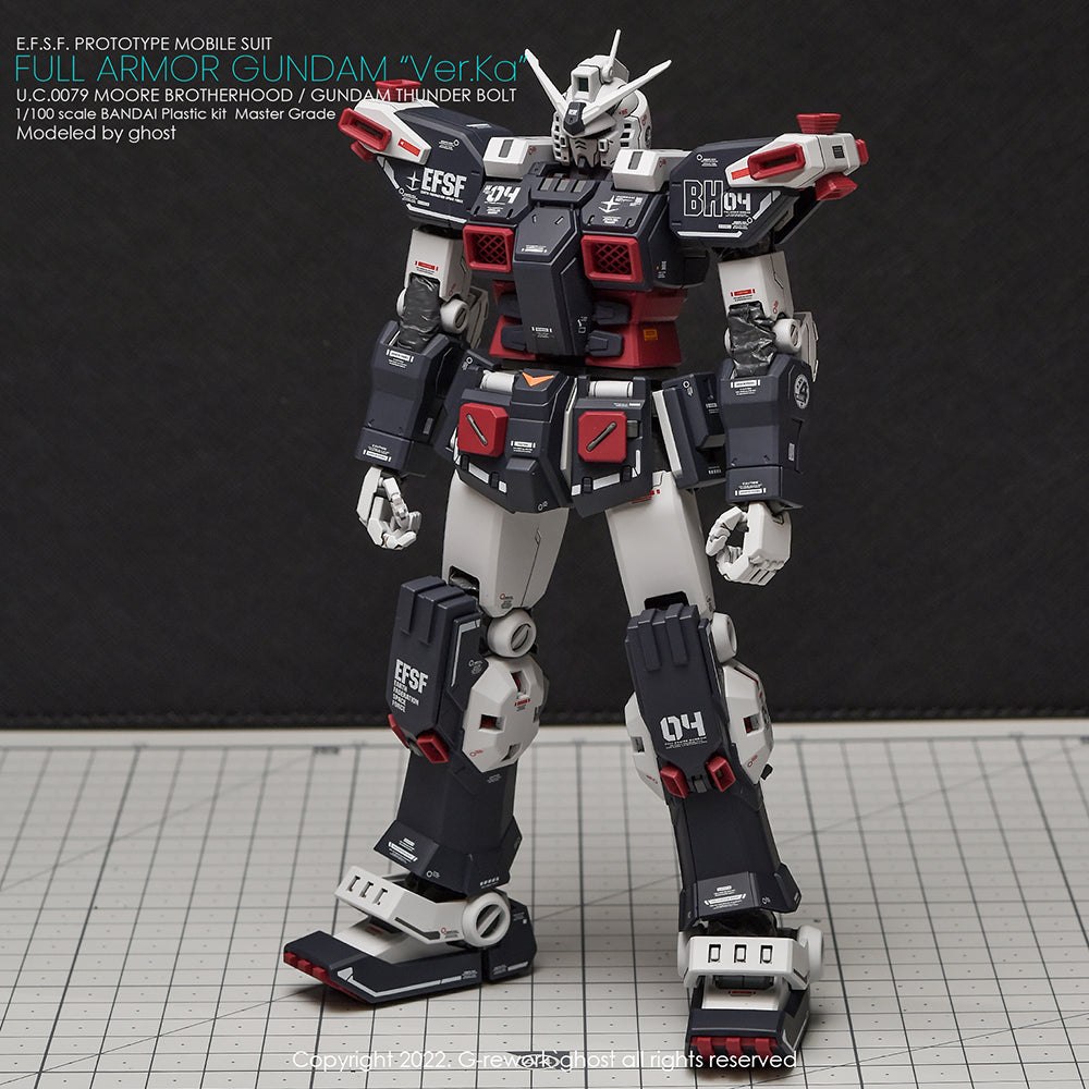 G-REWORK - [MG] FULL ARMOR GUNDAM Ver.Ka [GUNDAM THUNDERBOLT] Water Decal