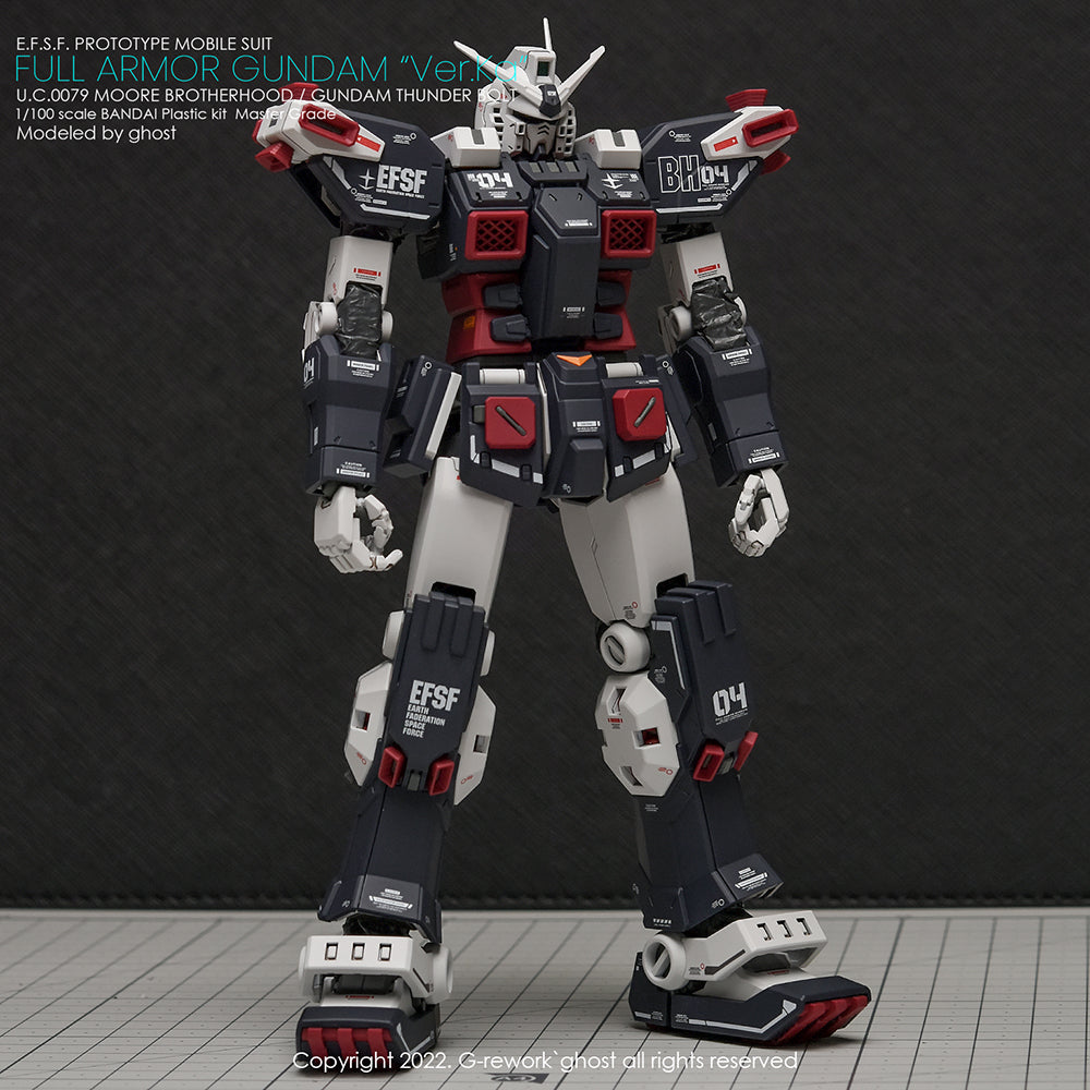 G-REWORK - [MG] FULL ARMOR GUNDAM Ver.Ka [GUNDAM THUNDERBOLT] Water Decal