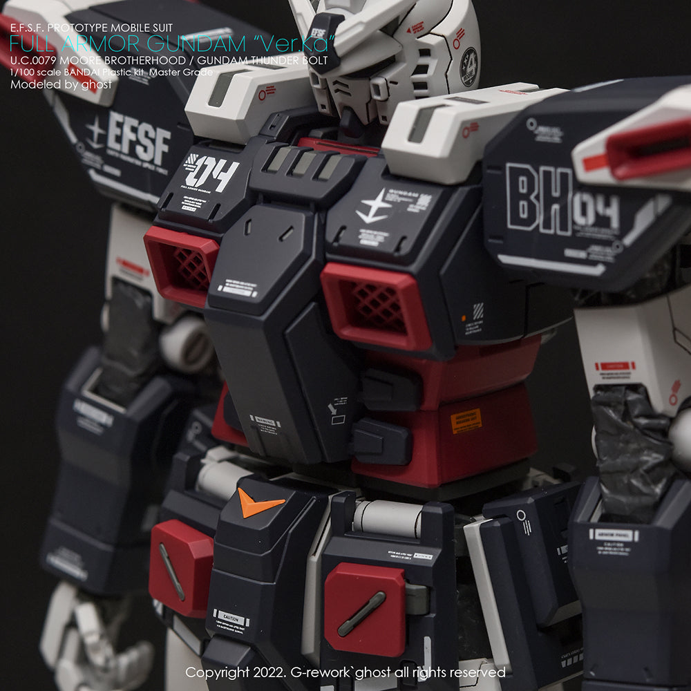 G-REWORK - [MG] FULL ARMOR GUNDAM Ver.Ka [GUNDAM THUNDERBOLT] Water Decal