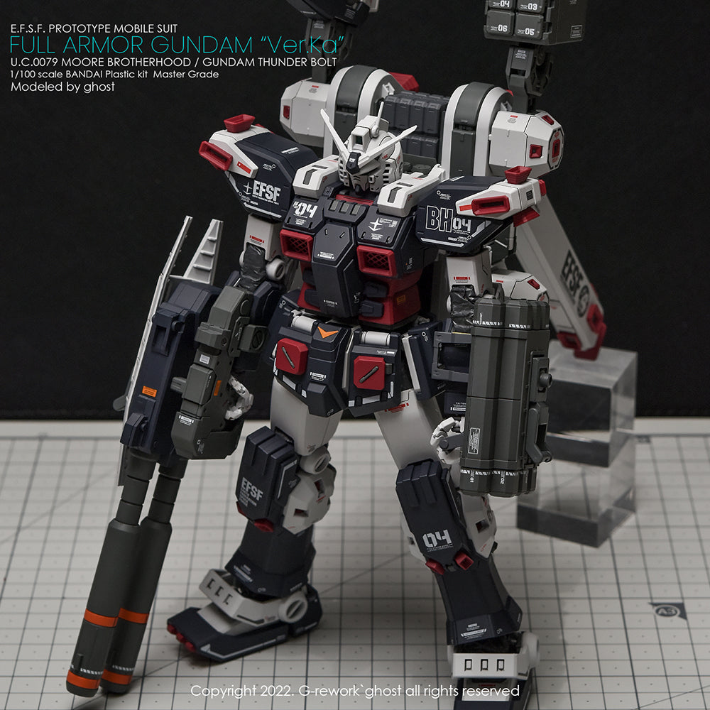 G-REWORK - [MG] FULL ARMOR GUNDAM Ver.Ka [GUNDAM THUNDERBOLT] Water Decal