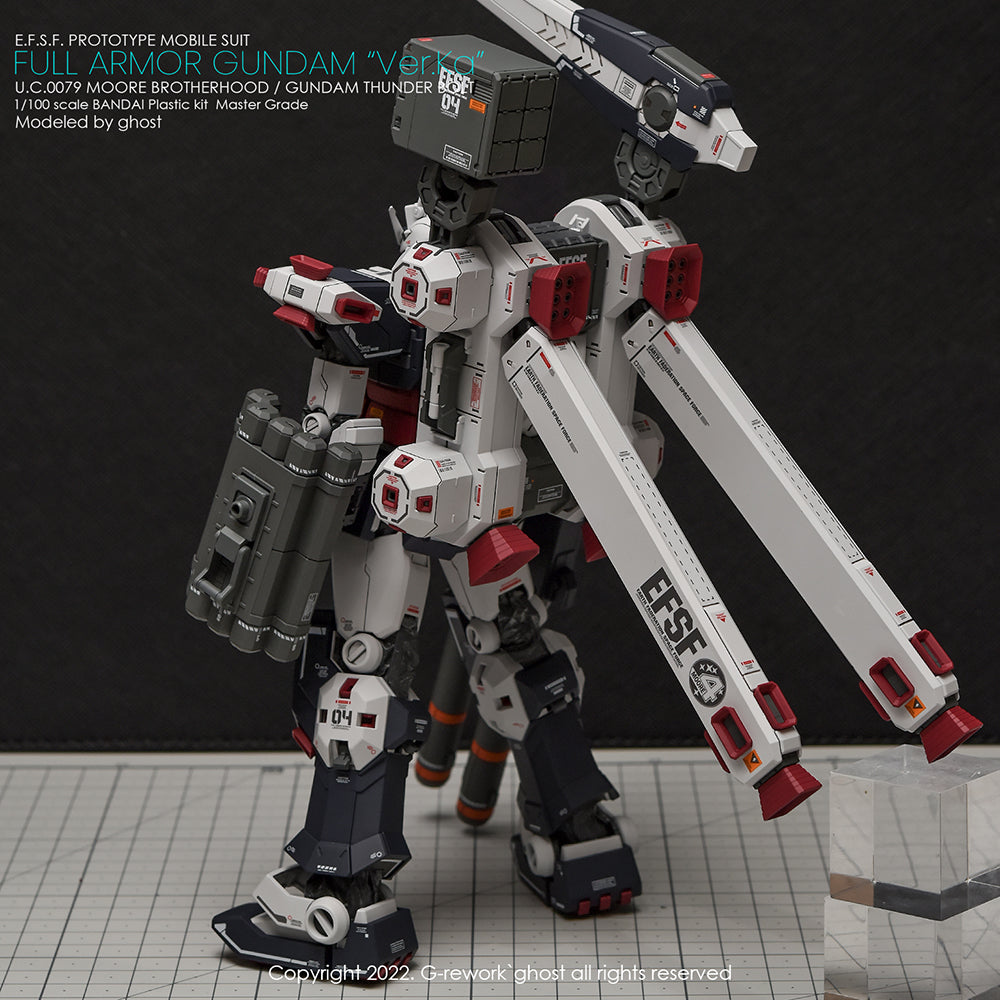 G-REWORK - [MG] FULL ARMOR GUNDAM Ver.Ka [GUNDAM THUNDERBOLT] Water Decal